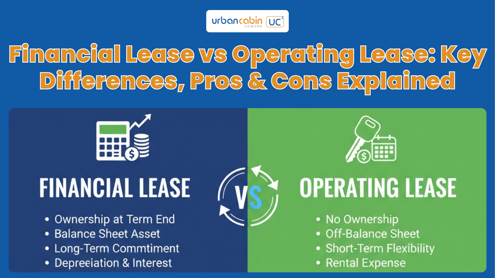 Financial Lease vs Operating Lease Key Differences, Pros & Cons Explained
