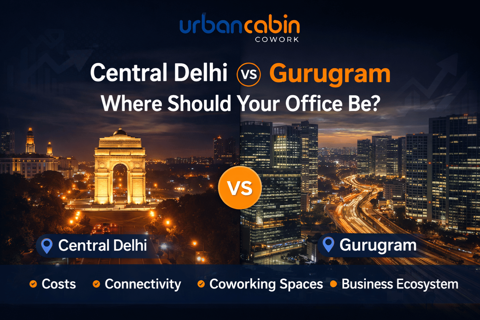 Central Delhi vs Gurugram Office Location_ Where Should Your Office Be_ _ Urban Cabin Cowork
