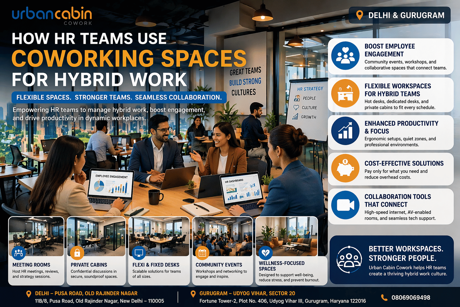 How HR Teams Use Coworking Spaces for Hybrid Work