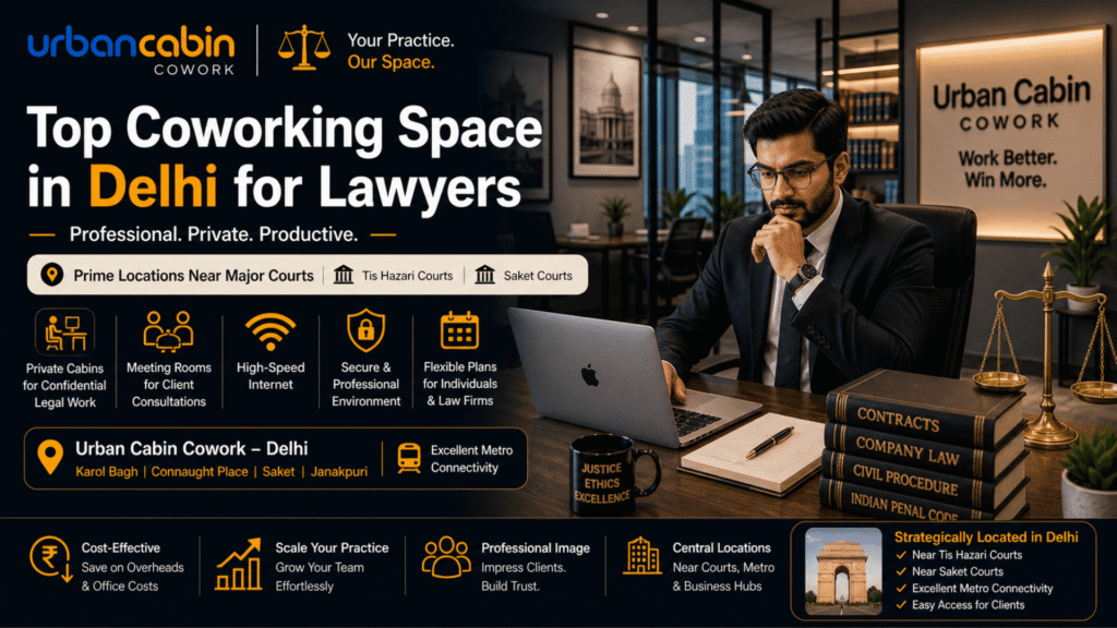 Coworking Space in Delhi for Lawyers
