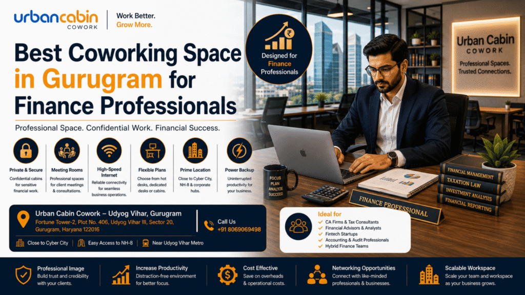 Coworking Space in Gurugram for Finance Professionals