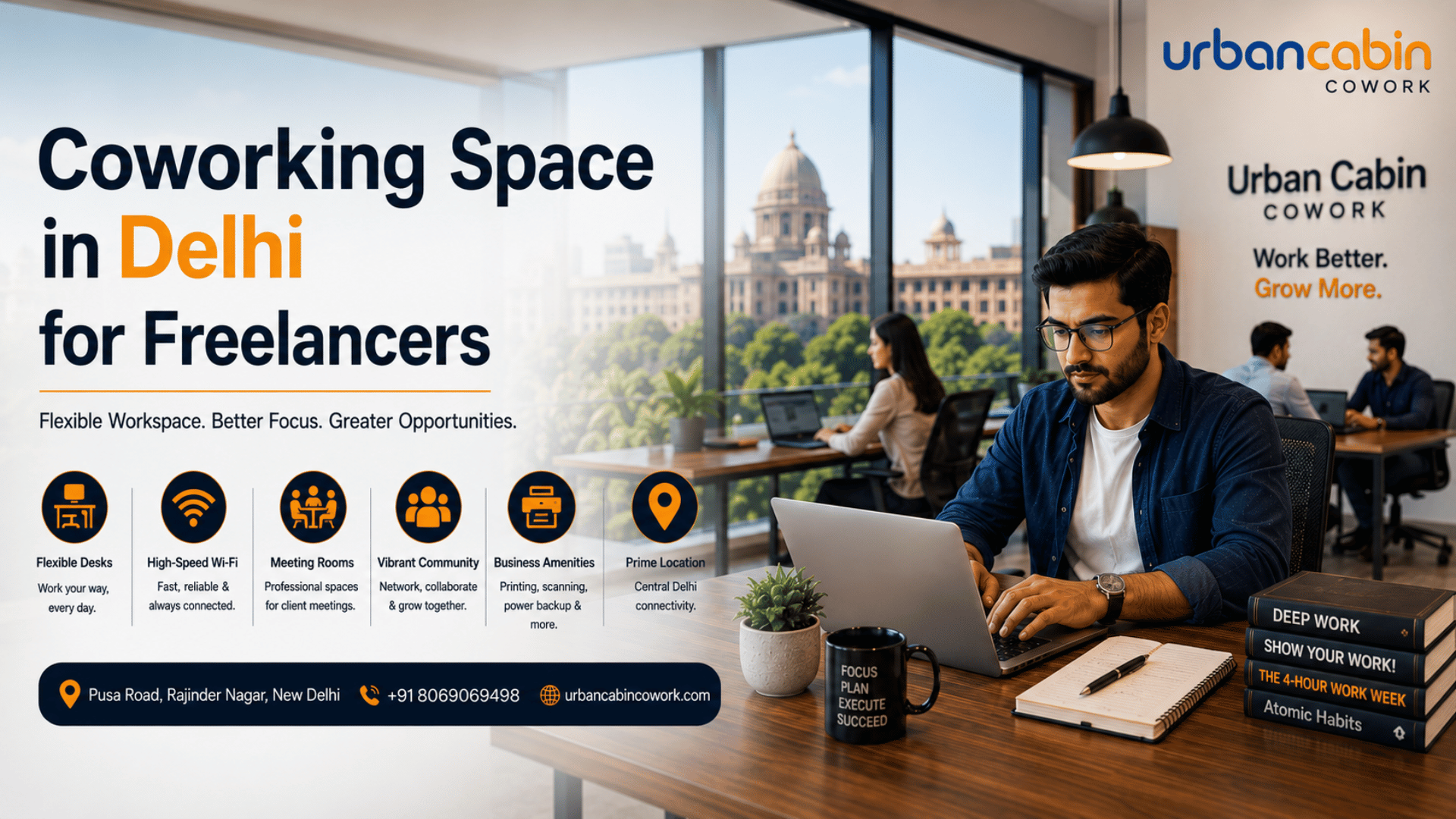 Best Coworking Space in Delhi for Freelancers