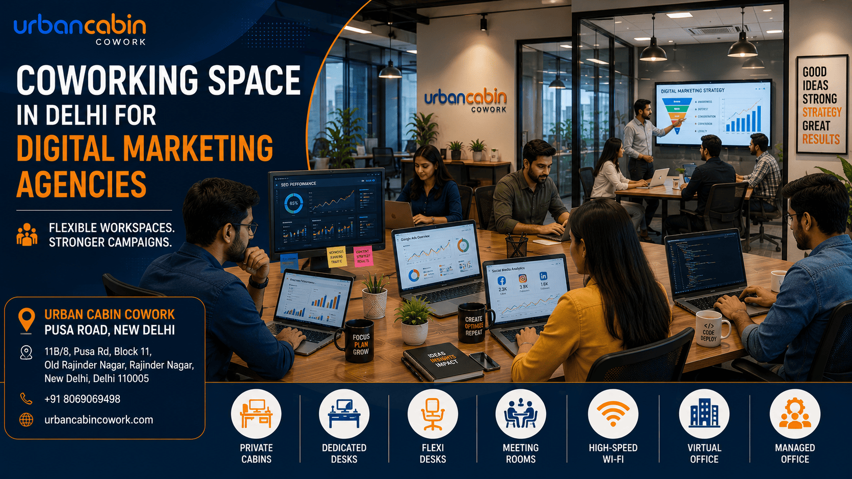 Coworking Space in Delhi for Digital Marketing Agencies